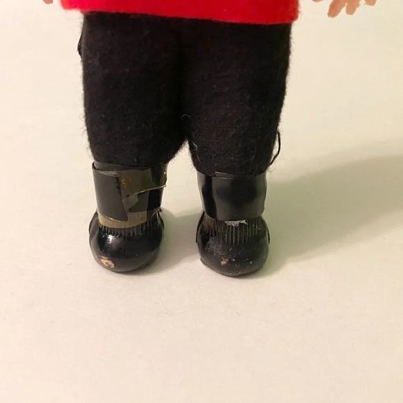 Vintage  Hard Plastic Pirate Boy Doll Open Shut Eyes 6 Inch Tall Figure Flaws - Picture 6 of 16